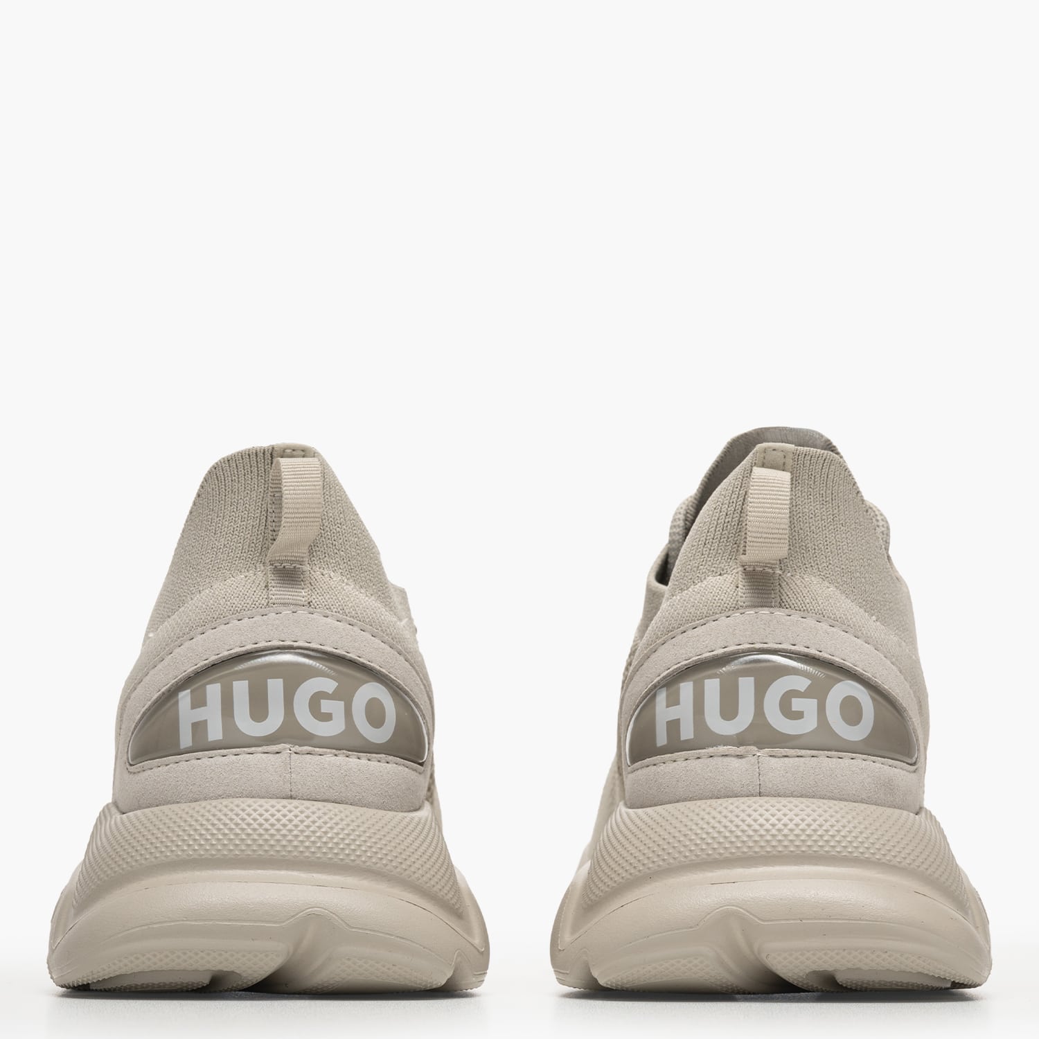 Hugo Leon.Runn.Kn Ανδρικό Παπούτσι Casual Hugo Leon.Runn.Kn-Beige