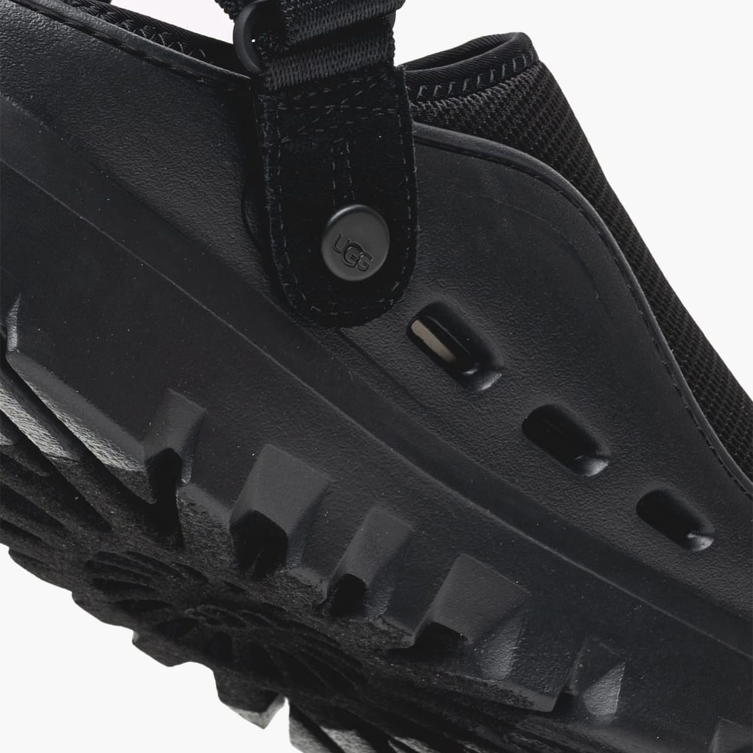 Men Flip Flops & Sandals 1166912 Black Rubber-Fabric UGG Flip Flops & Sandals UGG 1166912-Black