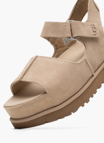 Γυναικείες Πλατφόρμες Χαμηλές 22305 Χρυσό ECOleather Tamaris