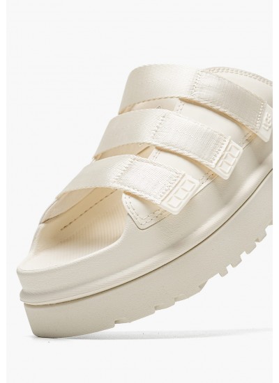 Γυναικεία Flats 1167430 Άσπρο Καουτσούκ UGG