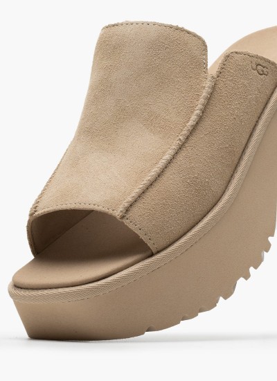 Γυναικεία Mules 1167476 Μπεζ Δέρμα Καστόρι UGG