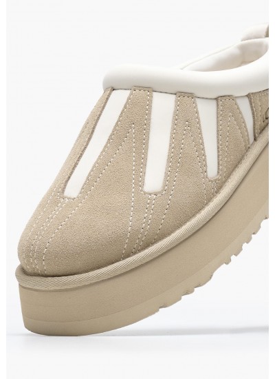 Women Mules 1167655 Beige Buckskin-Fabric UGG