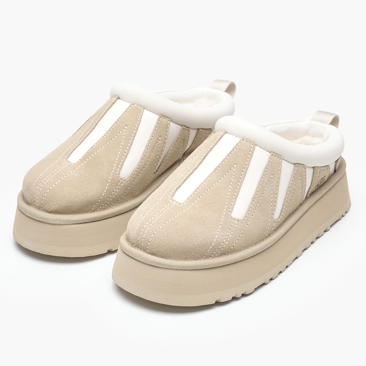 Γυναικεία Mules 1167655 Μπεζ Δέρμα Καστόρι-Ύφασμα UGG Γυναικεία Mules 1167655 Μπεζ Δέρμα Καστόρι-Ύφασμα UGG