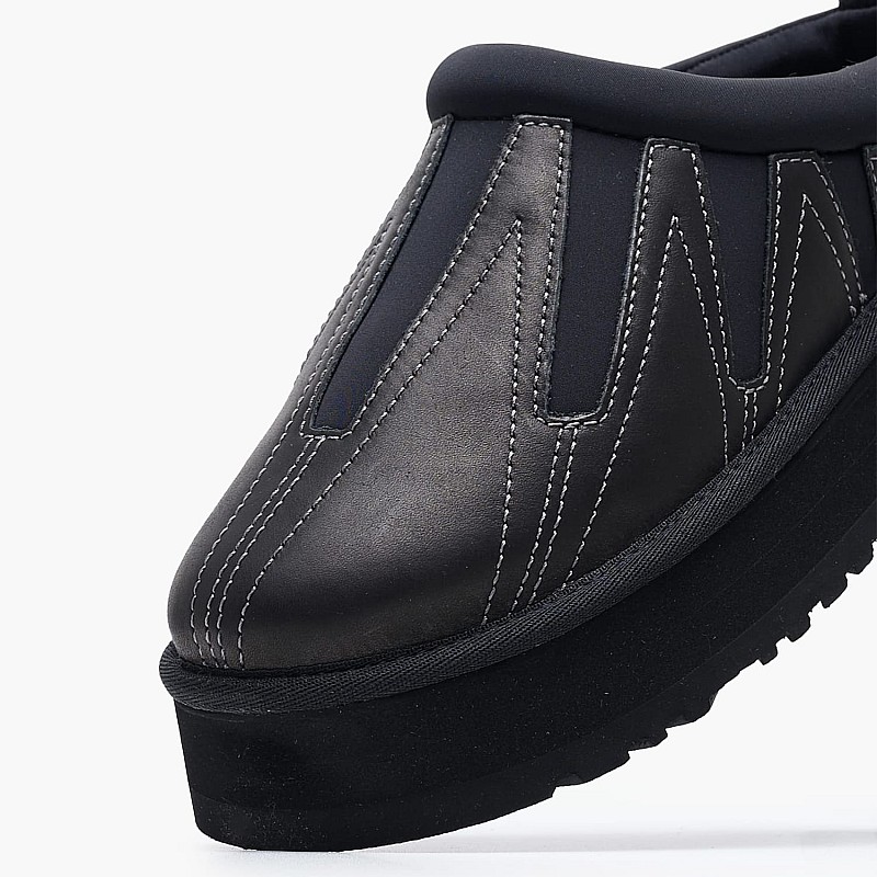 Γυναικεία Mules 1169771 Μαύρο Δέρμα-Ύφασμα UGG