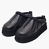 Γυναικεία Mules 1169771 Μαύρο Δέρμα-Ύφασμα UGG Mules UGG 1169771-Black