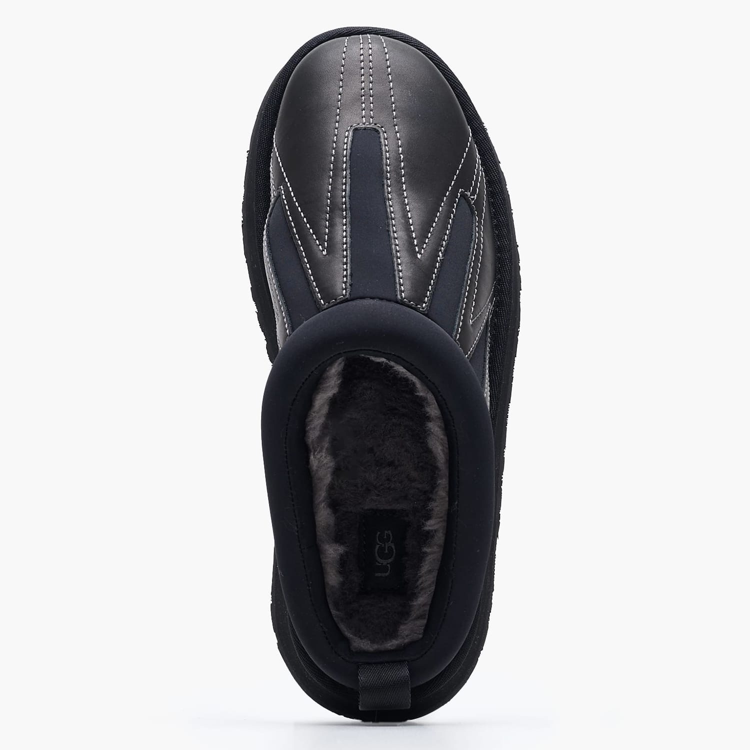 Γυναικεία Mules 1169771 Μαύρο Δέρμα-Ύφασμα UGG Mules UGG 1169771-Black