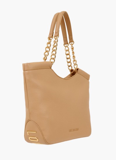 Γυναικείες Τσάντες JC4003 Χρυσό ECOleather Love Moschino