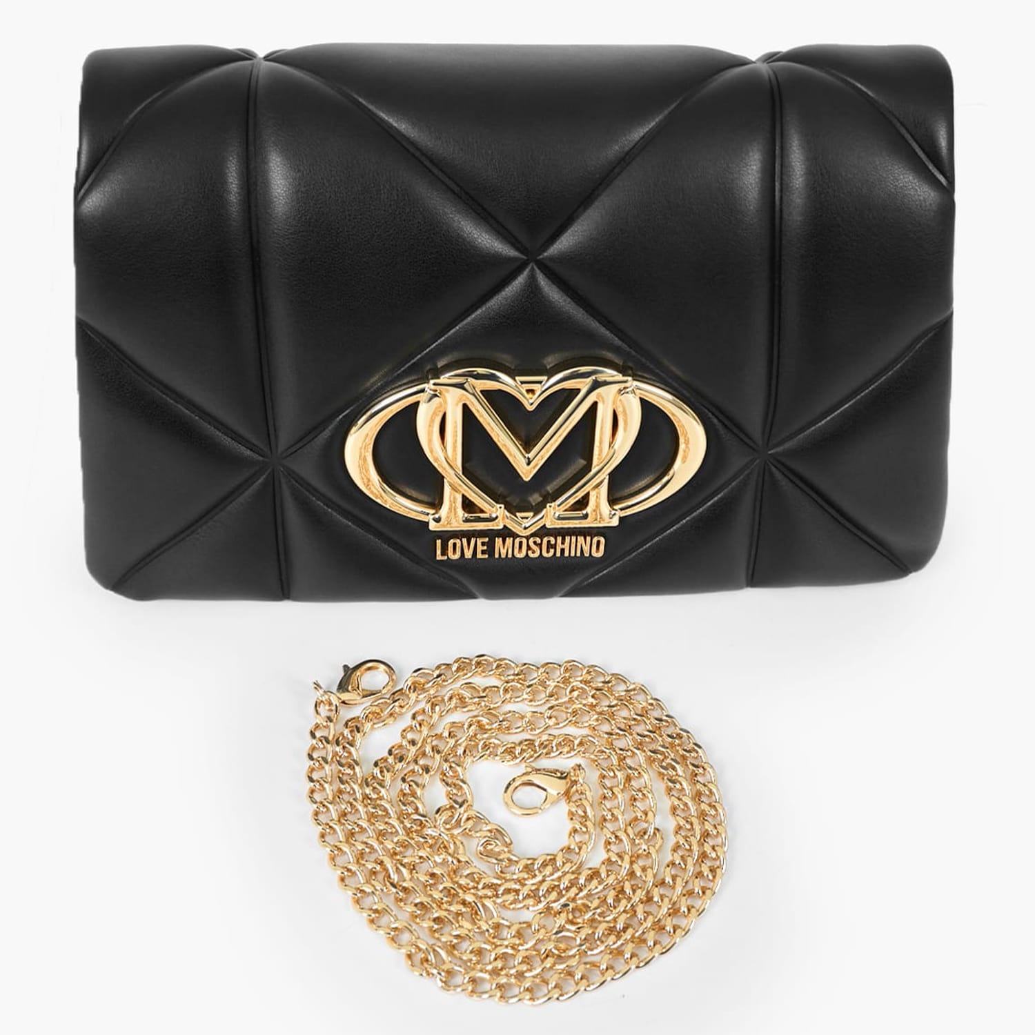 Γυναικείες Τσάντες JC4043.Cr Μαύρο ECOleather Love Moschino Γυναικείες Τσάντες JC4043.Cr Μαύρο ECOleather Love Moschino