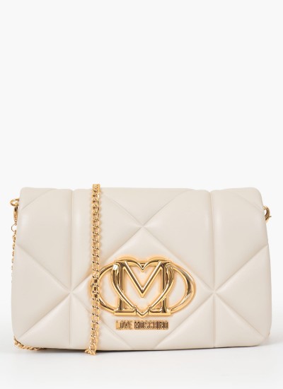 Γυναικείες Τσάντες JC4003 Χρυσό ECOleather Love Moschino