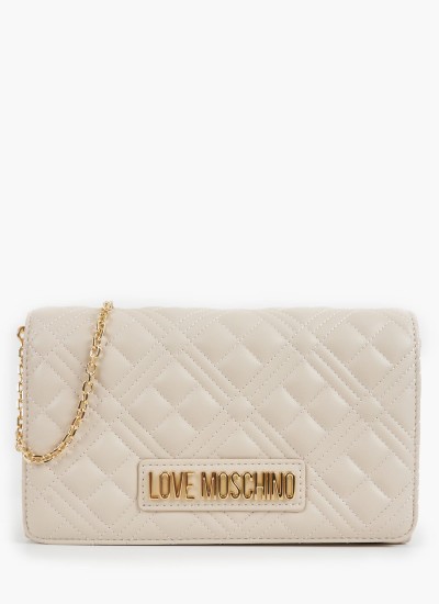 Γυναικείες Τσάντες JC4003 Χρυσό ECOleather Love Moschino