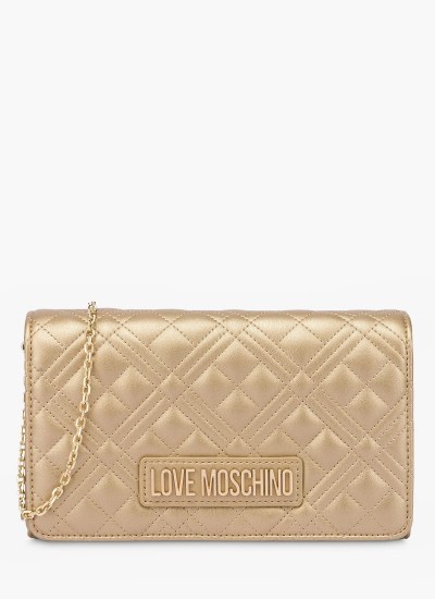 Γυναικείες Τσάντες JC4003 Χρυσό ECOleather Love Moschino
