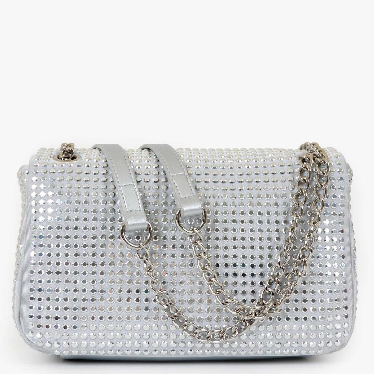 Γυναικείες Τσάντες JC4136 Ασημί ECOleather-Ύφασμα Love Moschino Γυναικείες Τσάντες JC4136 Ασημί ECOleather-Ύφασμα Love Moschino
