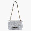 Γυναικείες Τσάντες JC4136 Ασημί ECOleather-Ύφασμα Love Moschino Γυναικείες Τσάντες JC4136 Ασημί ECOleather-Ύφασμα Love Moschino