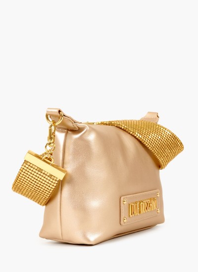 Γυναικείες Τσάντες JC4003 Χρυσό ECOleather Love Moschino