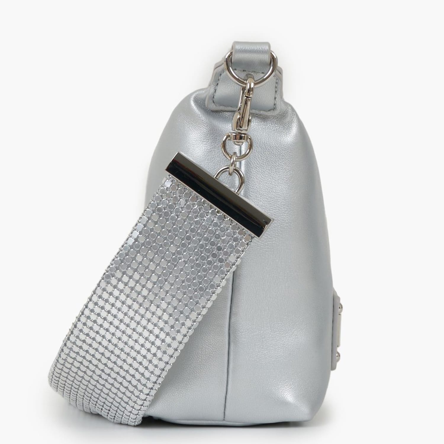 Γυναικείες Τσάντες JC4140 Ασημί ECOleather Love Moschino Γυναικείες Τσάντες JC4140 Ασημί ECOleather Love Moschino