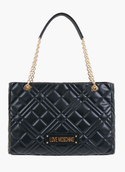 Γυναικείες Τσάντες JC4003 Χρυσό ECOleather Love Moschino