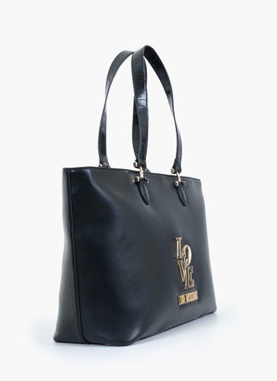 Γυναικείες Τσάντες JC4003 Χρυσό ECOleather Love Moschino