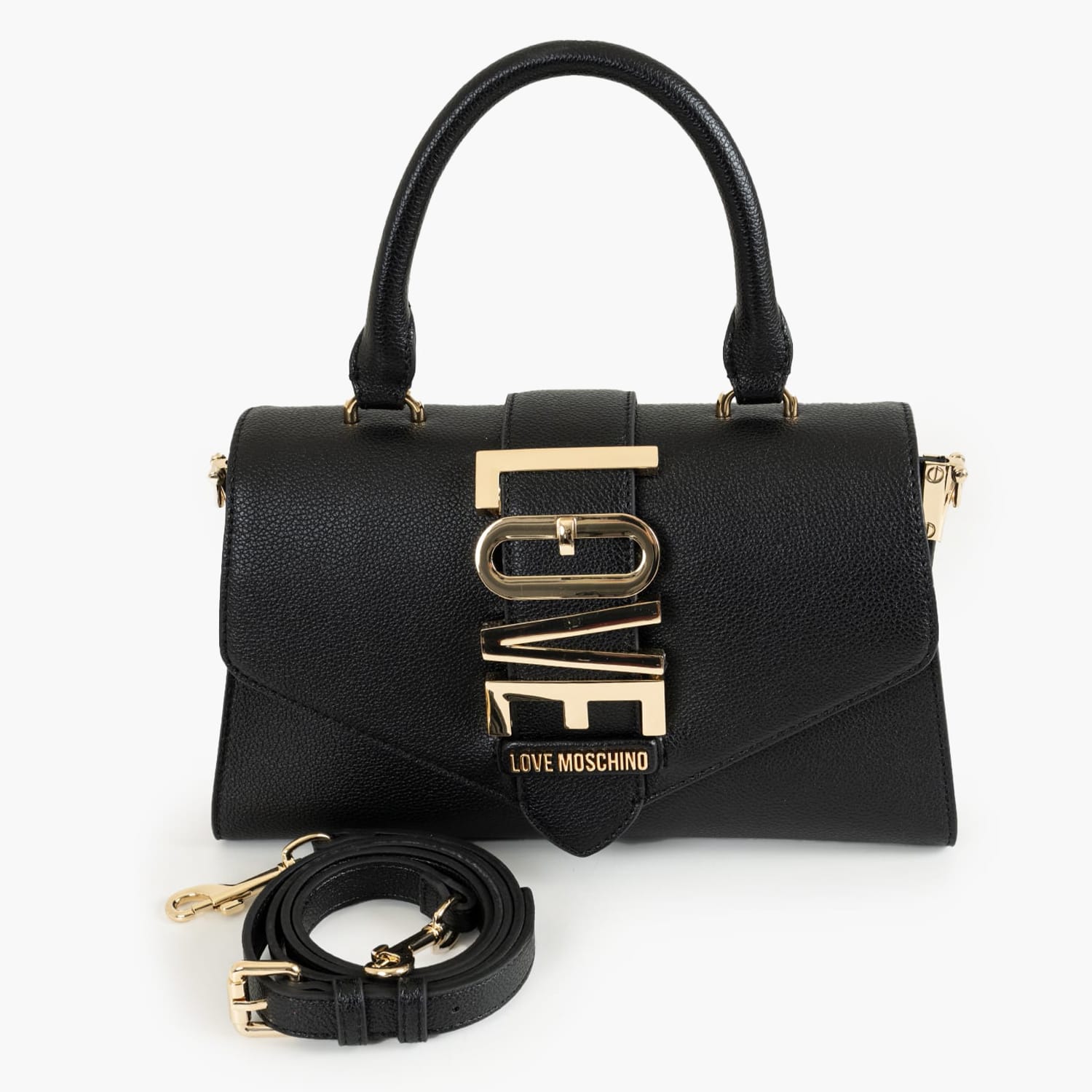 Γυναικείες Τσάντες JC4226 Μαύρο ECOleather Love Moschino Γυναικείες Τσάντες JC4226 Μαύρο ECOleather Love Moschino