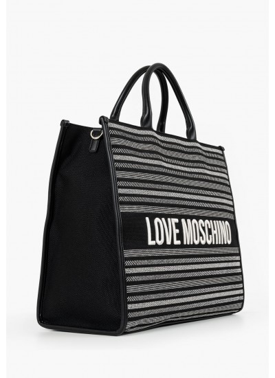 Γυναικείες Τσάντες JC4239 Μαύρο Ύφασμα Love Moschino