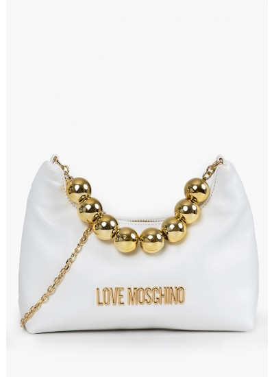 Γυναικείες Τσάντες JC4252 Άσπρο ECOleather Love Moschino