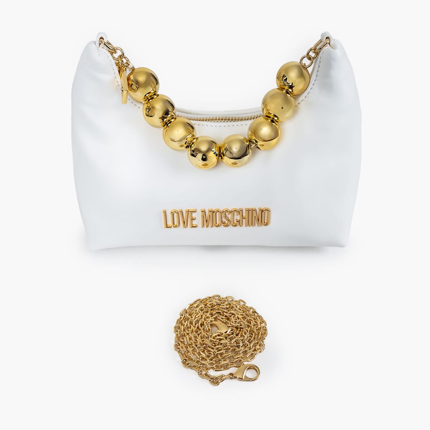 Γυναικείες Τσάντες JC4252 Άσπρο ECOleather Love Moschino Γυναικείες Τσάντες JC4252 Άσπρο ECOleather Love Moschino