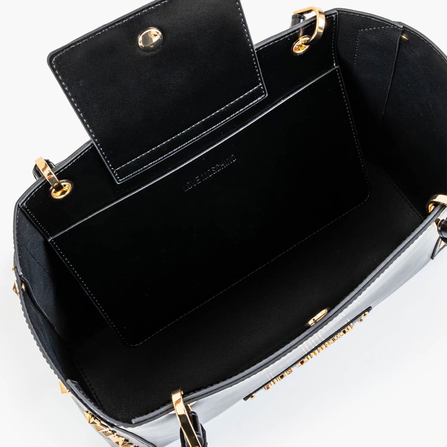 Γυναικείες Τσάντες JC4269 Μαύρο ECOleather Love Moschino Γυναικείες Τσάντες JC4269 Μαύρο ECOleather Love Moschino