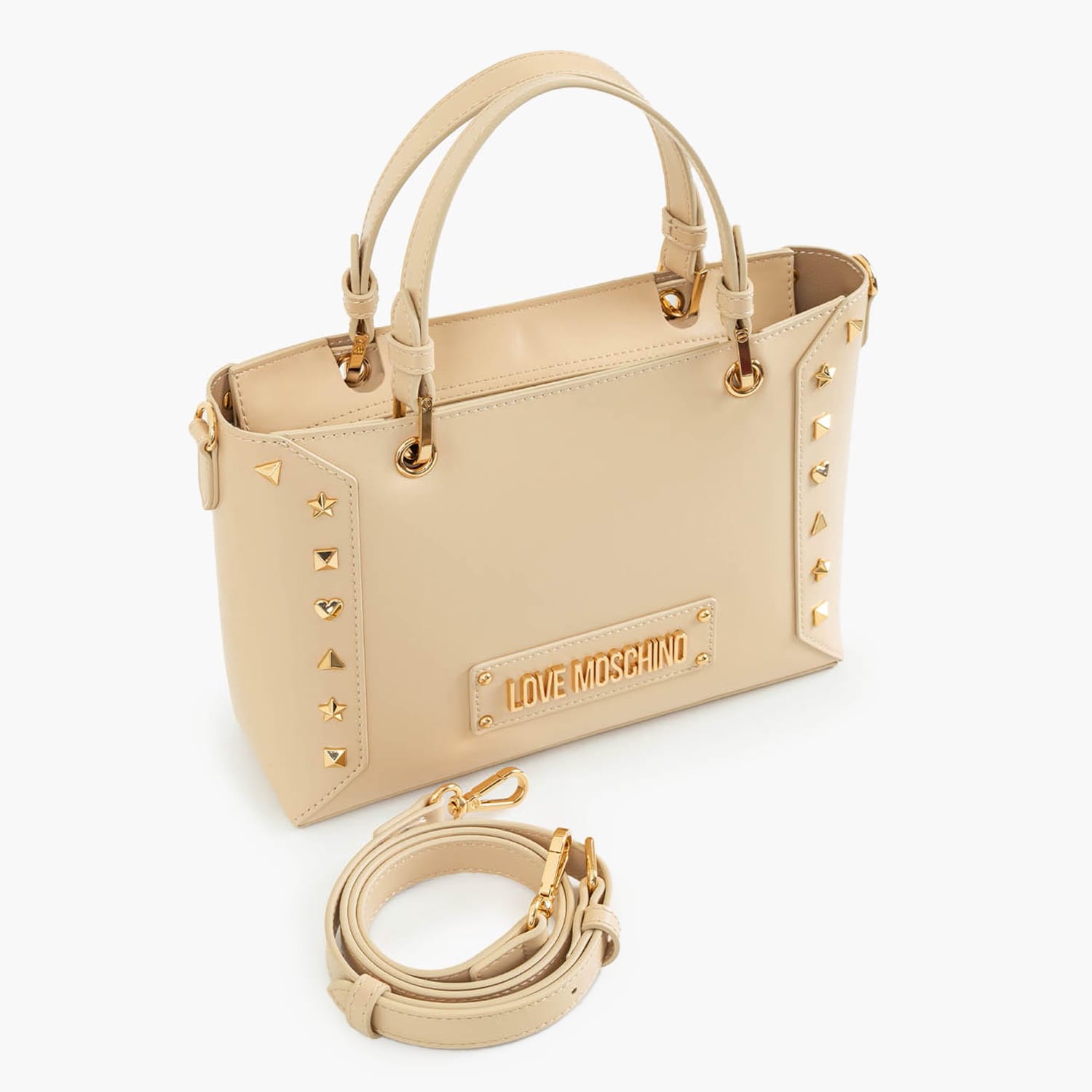 Γυναικείες Τσάντες JC4271 Μπεζ ECOleather Love Moschino Γυναικείες Τσάντες JC4271 Μπεζ ECOleather Love Moschino