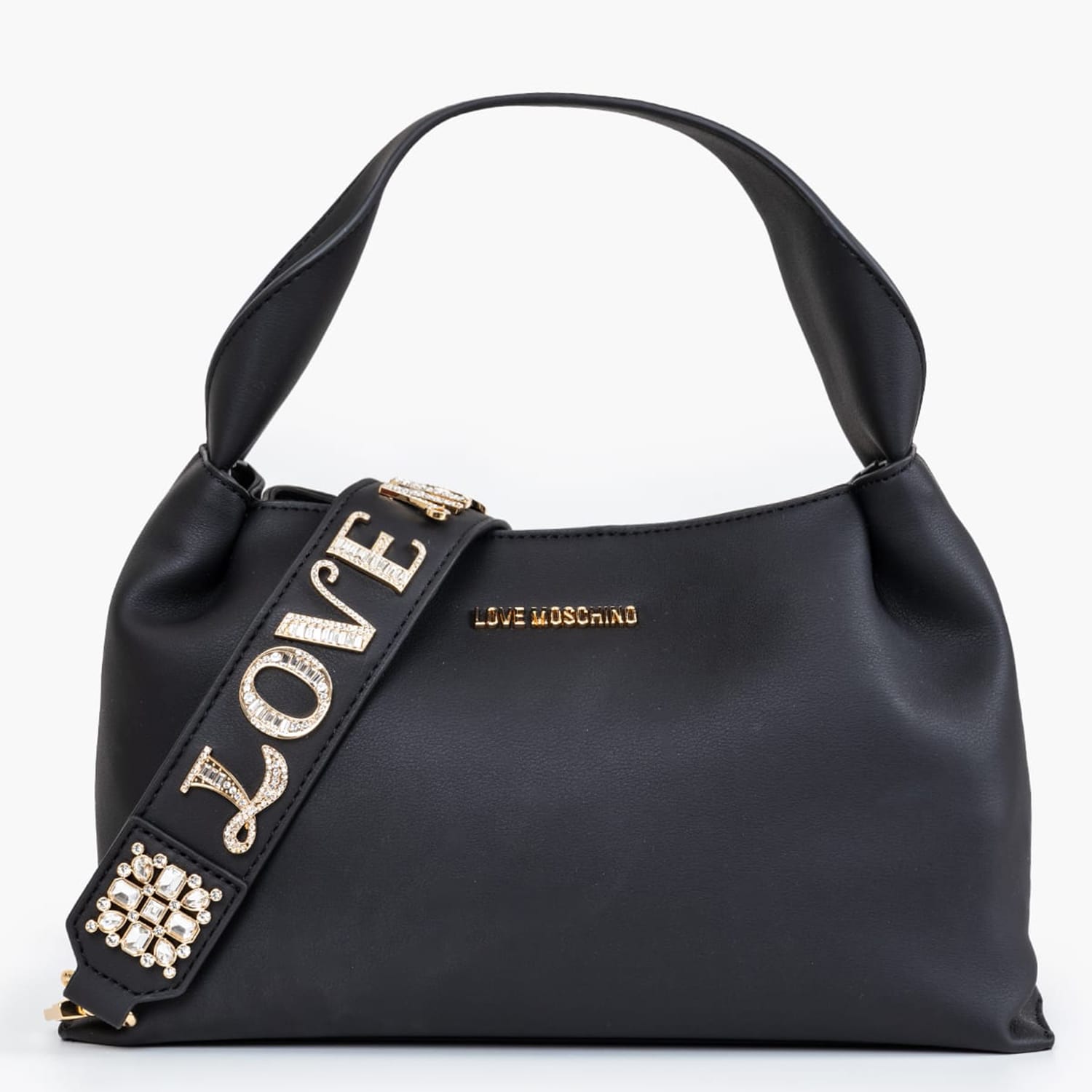 Γυναικείες Τσάντες JC4278 Μαύρο ECOleather Love Moschino Γυναικείες Τσάντες JC4278 Μαύρο ECOleather Love Moschino