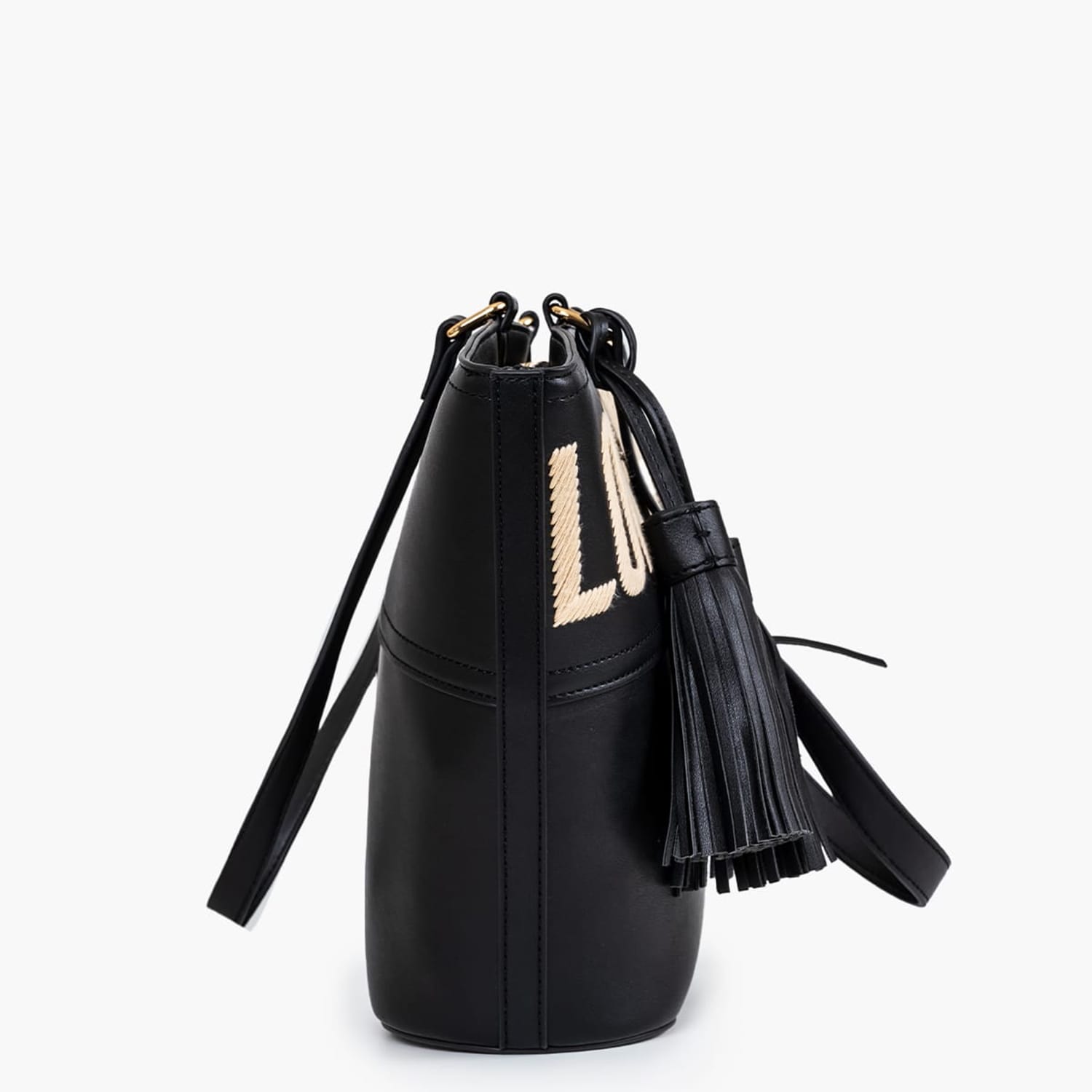 Γυναικείες Τσάντες JC4285 Μαύρο ECOleather Love Moschino Γυναικείες Τσάντες JC4285 Μαύρο ECOleather Love Moschino