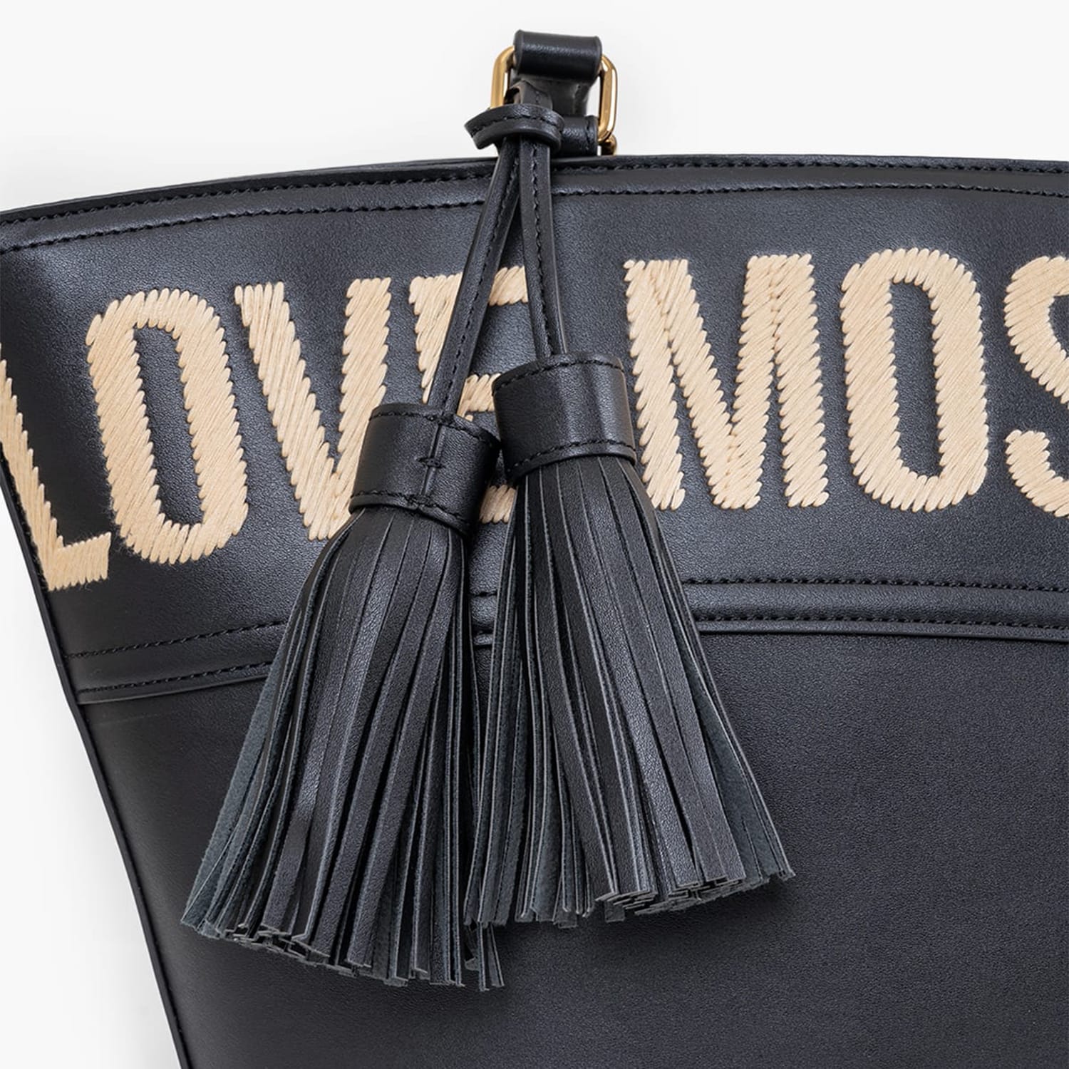 Γυναικείες Τσάντες JC4285 Μαύρο ECOleather Love Moschino Γυναικείες Τσάντες JC4285 Μαύρο ECOleather Love Moschino