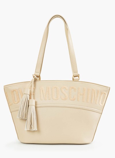 Γυναικείες Τσάντες JC4003 Χρυσό ECOleather Love Moschino
