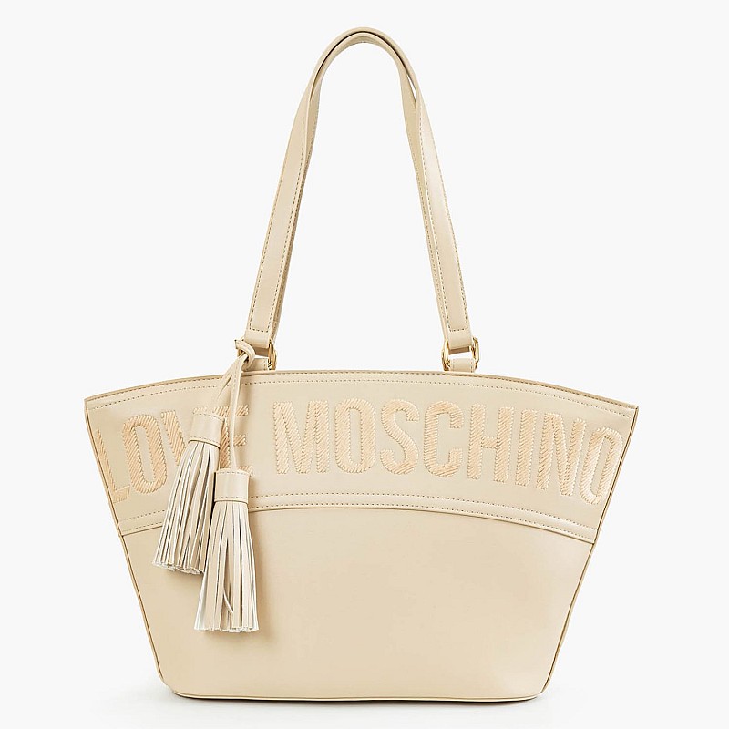 Γυναικείες Τσάντες JC4285 Μπεζ ECOleather Love Moschino