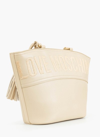 Γυναικείες Τσάντες JC4003 Χρυσό ECOleather Love Moschino