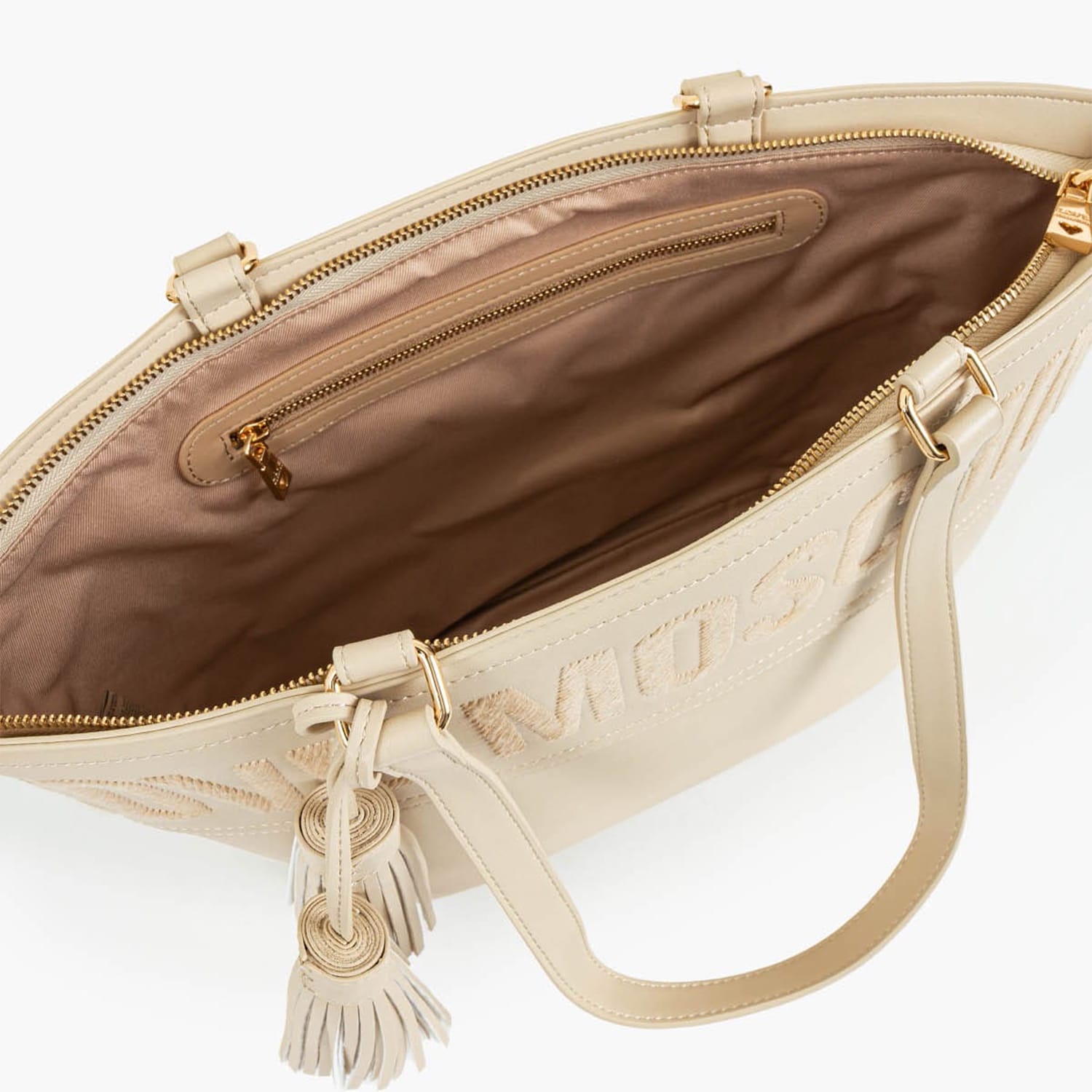 Γυναικείες Τσάντες JC4285 Μπεζ ECOleather Love Moschino