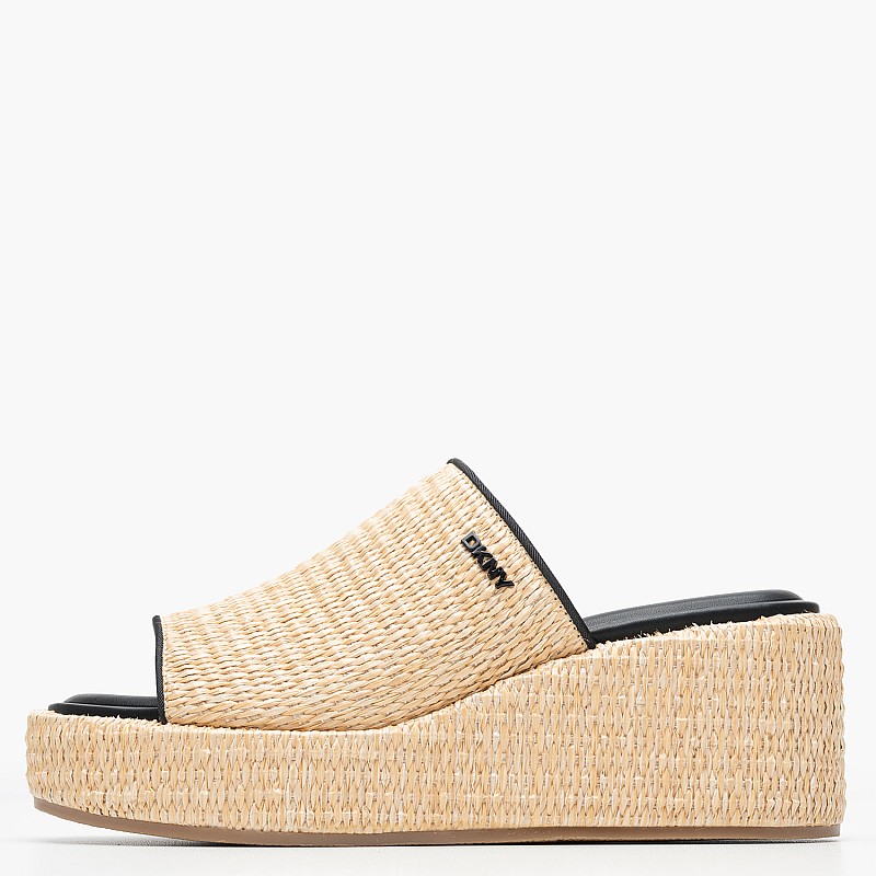 Γυναικεία Mules Conrad.Rf Μπεζ Ψάθα DKNY
