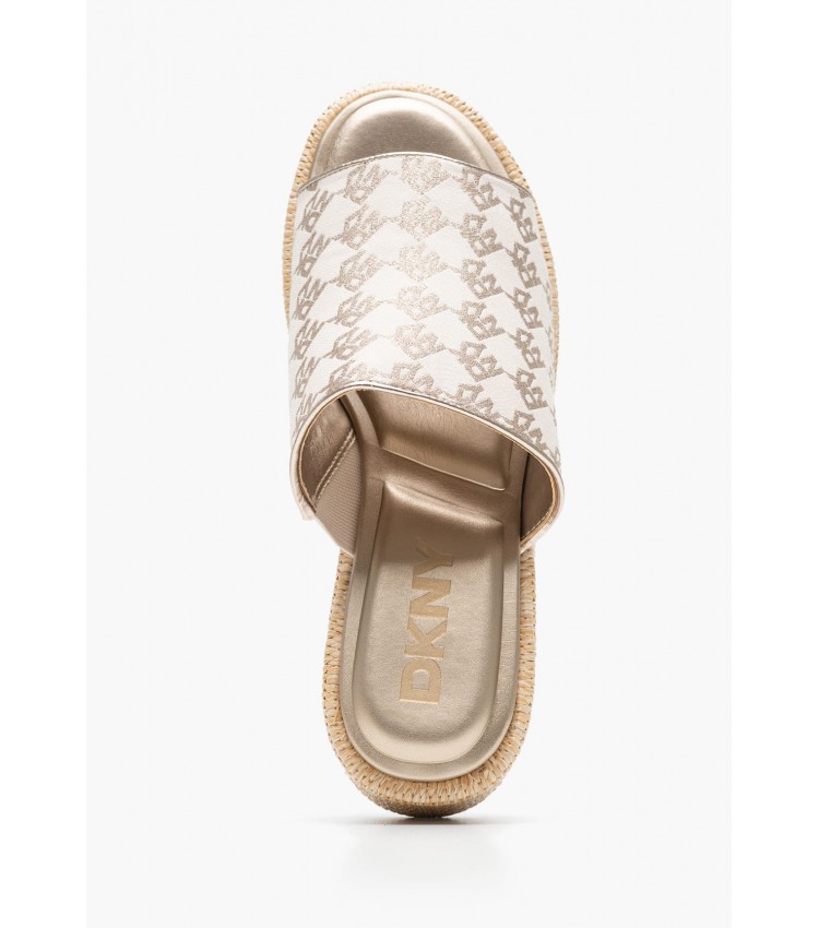 Women Mules Conrad Beige Fabric DKNY Women Mules Conrad Beige Fabric DKNY