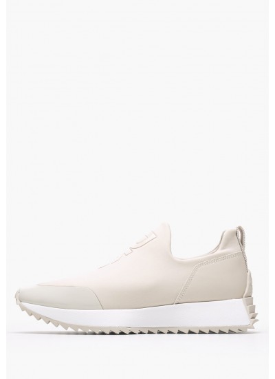 Women Casual Shoes Nallen Beige ECOleather-Fabric DKNY