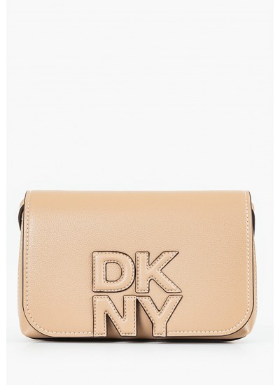 Women Bags Nicole.Cross Beige ECOleather DKNY