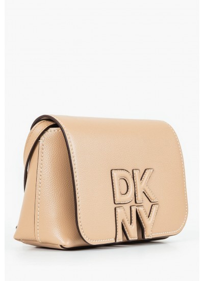 Women Bags Nicole.Cross Beige ECOleather DKNY