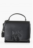 Women Bags Nicole.Satchel Black ECOleather DKNY