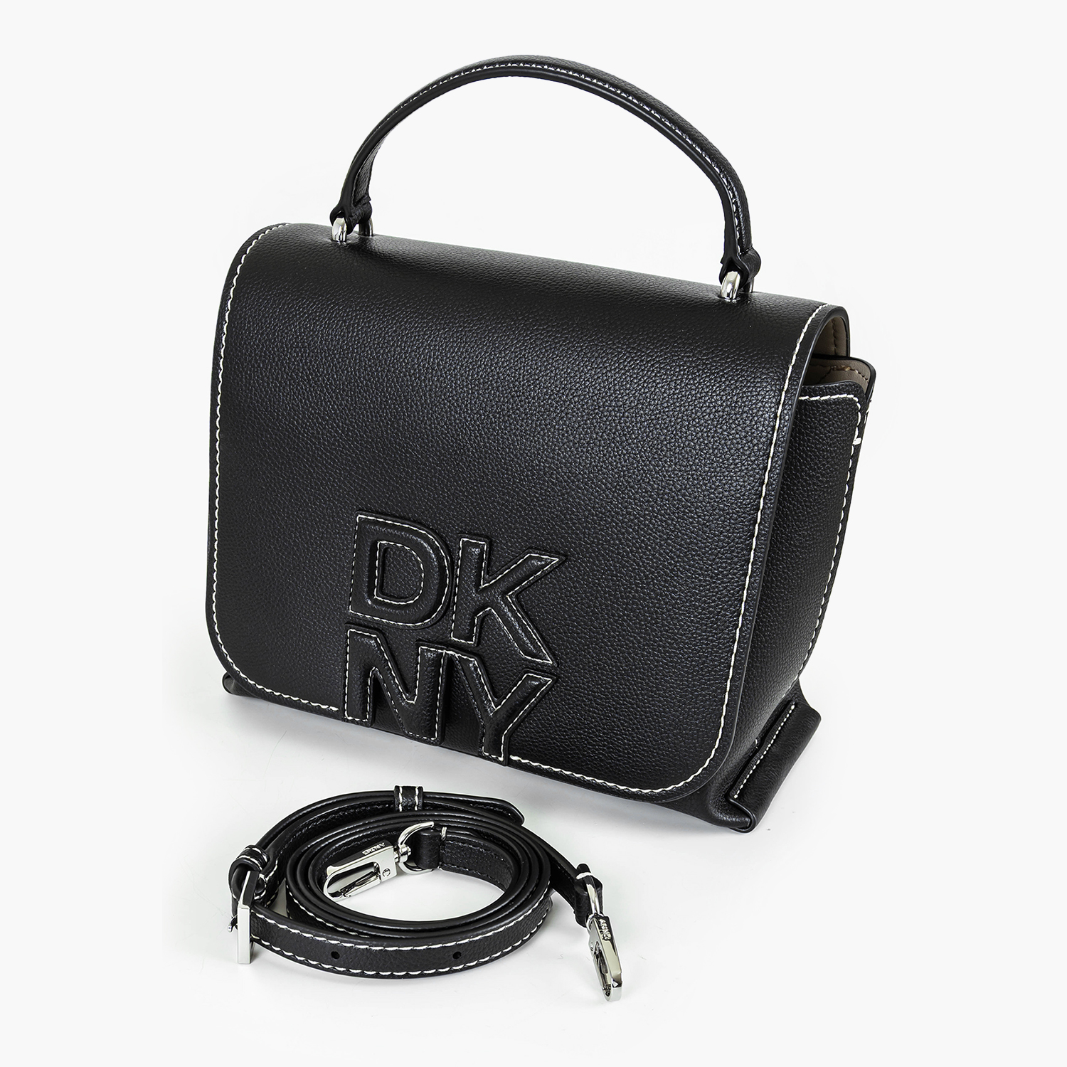 Γυναικείες Τσάντες Nicole.Satchel Μαύρο ECOleather DKNY Γυναικείες Τσάντες Nicole.Satchel Μαύρο ECOleather DKNY
