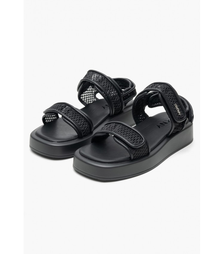 Women Flats Owyn Black ECOleather-Fabric DKNY Women Flats Owyn Black ECOleather-Fabric DKNY