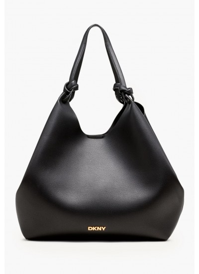 Women Bags Paula.Tote Black ECOleather DKNY