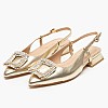 Women Flats V250480 Gold Leather Alma En Pena Women Flats V250480 Gold Leather Alma En Pena
