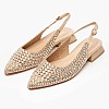 Women Flats V250488 Beige Strass Alma En Pena Women Flats V250488 Beige Strass Alma En Pena