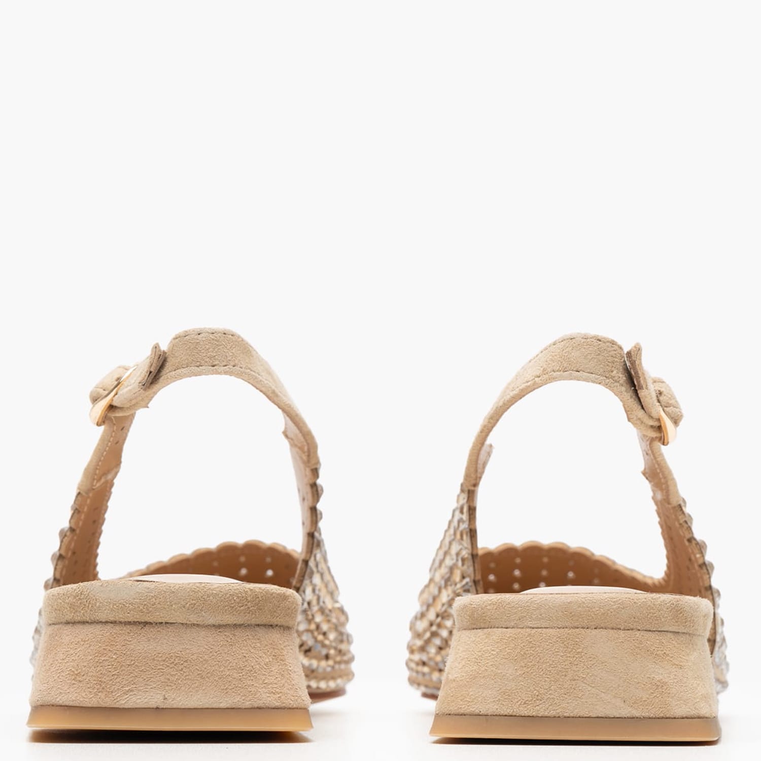 Women Flats V250488 Beige Strass Alma En Pena Women Flats V250488 Beige Strass Alma En Pena