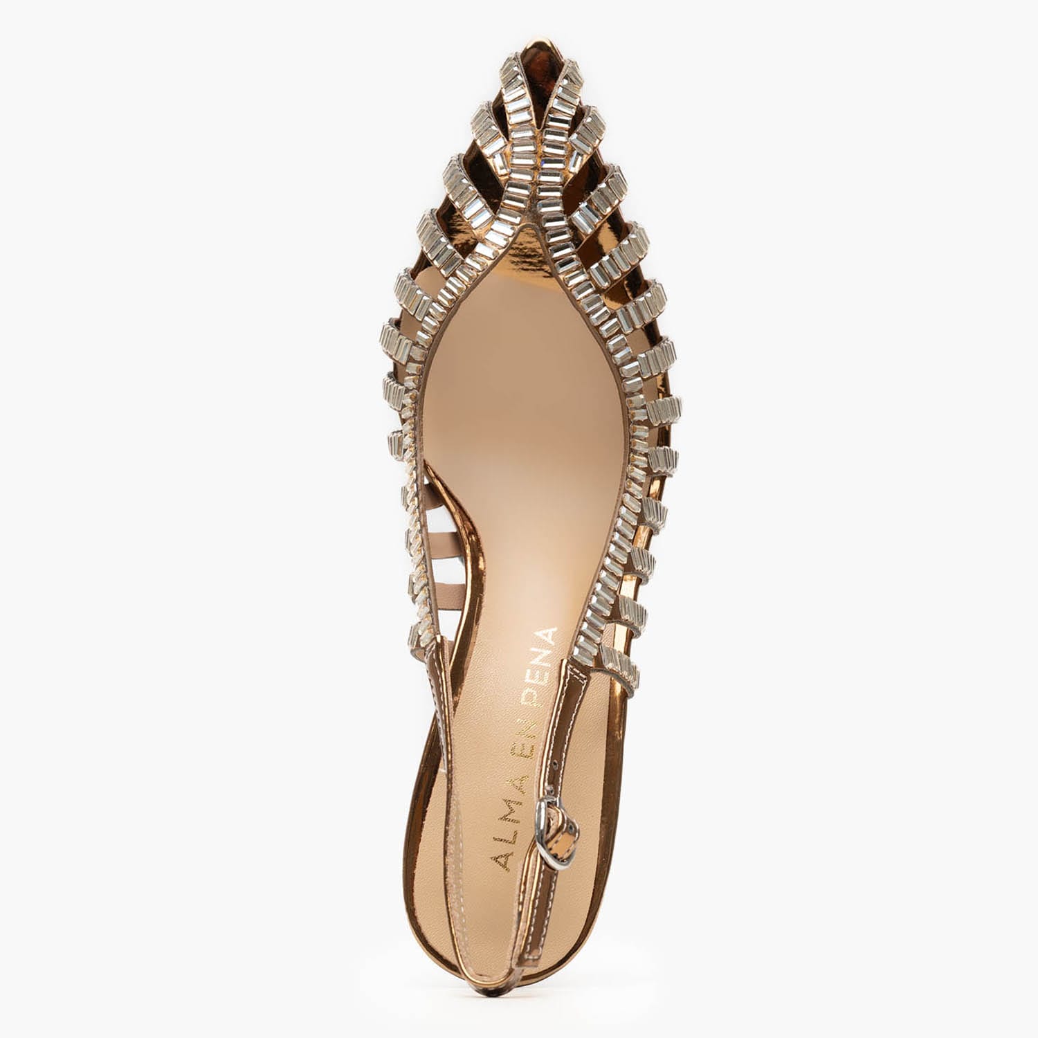 Γυναικείες Γόβες & Peeptoes Ψηλές V250622 Μπρονζέ Strass Alma En Pena Γυναικείες Γόβες & Peeptoes Ψηλές V250622 Μπρονζέ Strass Alma En Pena