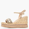 Women Platforms High V251308 Beige Buckskin Alma En Pena Women Platforms High V251308 Beige Buckskin Alma En Pena