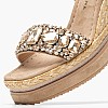 Women Platforms High V251308 Beige Buckskin Alma En Pena Women Platforms High V251308 Beige Buckskin Alma En Pena
