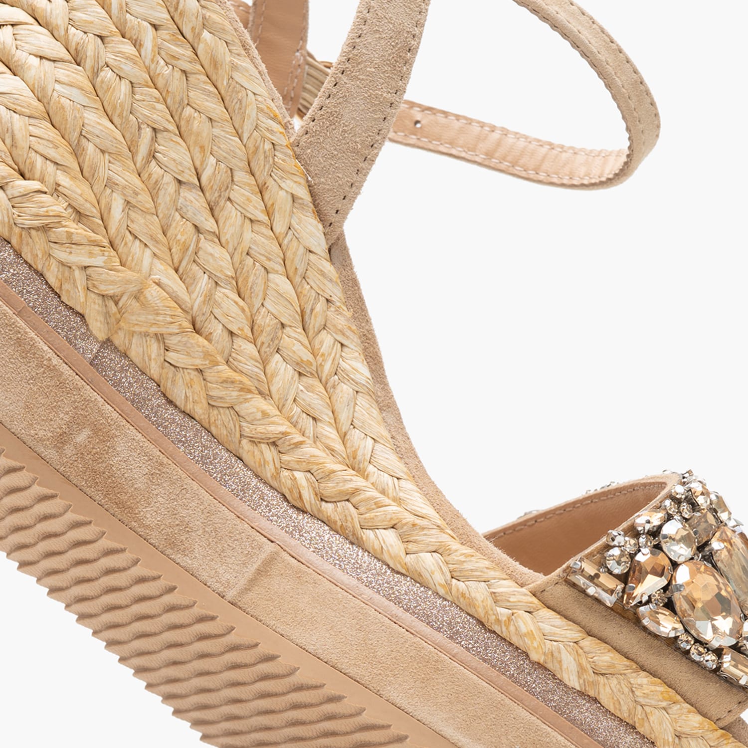 Women Platforms High V251308 Beige Buckskin Alma En Pena Women Platforms High V251308 Beige Buckskin Alma En Pena